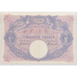 50 Francs Bleu et rose - 15.01.1921