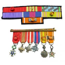Barette 6 Décorations en réduction avec barrette dixmude