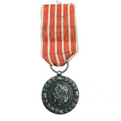 Second Empire - Campagne d'Italie 1859 - Napoléon III - E-F - Demi taille 23,5mm 