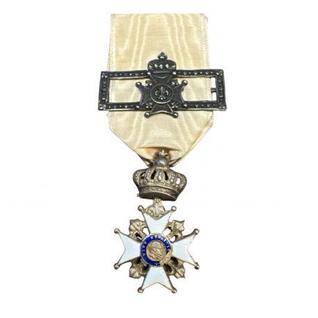 Orde du lys - avec Henri IV - avec rare agrafe Lys 
