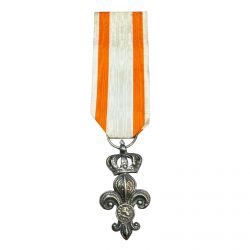 Orde du lys - Louis XVIII - Ruban Basse Alpes léger posterieur - perlé - 24x11mm