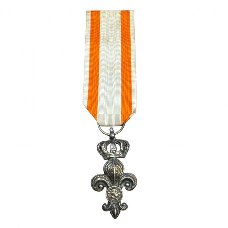 Orde du lys - Louis XVIII - Ruban Basse Alpes léger posterieur - perlé - 24x11mm