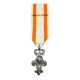Orde du lys - Louis XVIII - Ruban Basse Alpes léger posterieur - perlé - 24x11mm