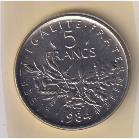 5 Francs Semeuse - 1984 - FDC