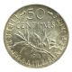 Investissement - 50 Cts Semeuse - 2,50g argent 0,835
