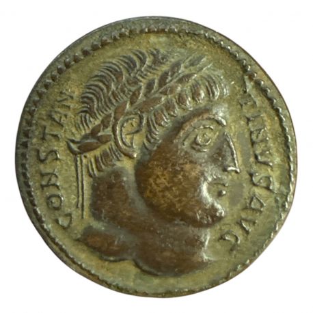 Constantin I - Nummus - Frappé à Antioche - porte de camp - cuivre - TTB