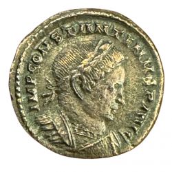 Constantin I - Follis - Frappé à Londres - 306-337 - cuivre - TB