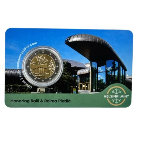 Finlande - 2 Euro 2026 - Raili et Reima Pietilä. Raili et Reima Pietilä - Coincard N°2