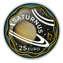 Luxembourg - 25 Euro 2026 - Saturne/Saturnus - argent 31,10g - 1.000 ex
