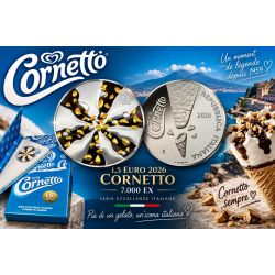Italie - 1,5 Euro 2026 - Cornetto - argent 1 once - 7.000 ex