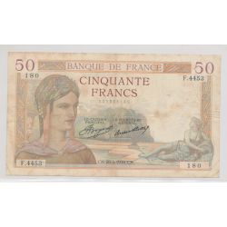 50 Francs cérès - 28.05.1936