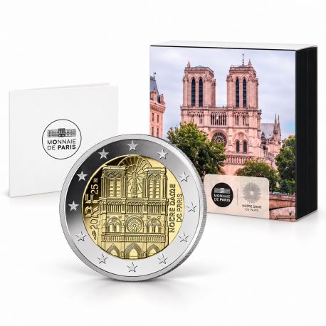2 Euro 2025 - Notre-dame de Paris - Belle épreuve