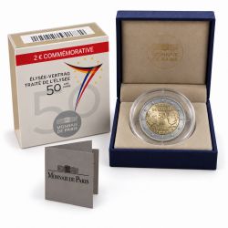 2 Euro 2013 - 50e anniversaire du Traité de l'Élysée - Belle épreuve