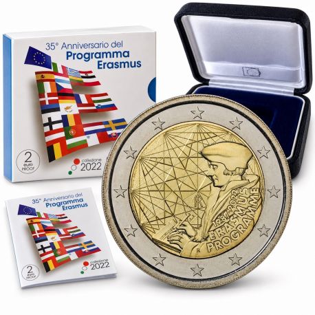 Italie - 2 Euro 2022 - Erasmus - belle épreuve