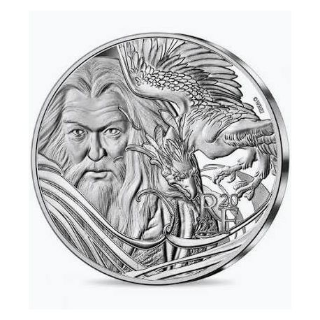 10 Euro 2022 - Dumbledore et fumseck - Harry Potter - argent belle epreuve