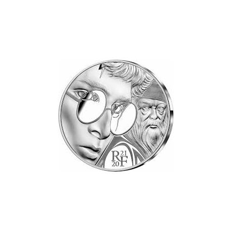 10 Euro 2021 - Harry Potter et Dumbledore - Harry Potter - argent belle epreuve