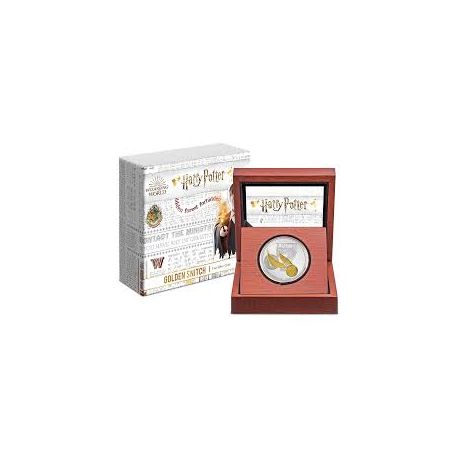 Niue island - 2 Dollars 2022 - Le vif d'or Harry Potter - Golden snitch - argent 1 once - 5.000 ex