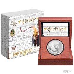 Niue island - 2 Dollars 2021 - Dobby l'elfe - harry potter - argent 1 once - 5.000 ex