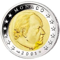 Monaco - 2 Euro 2001 - Rainier III