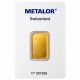 Lingotin 5g Or - 0,999 - Metalor