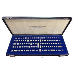 Coffret - Les 100 plux beaux timbres - en argent - Coffret complet