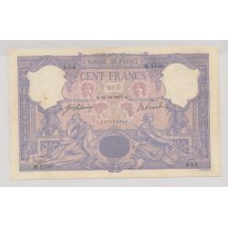 100 Francs Bleu et rose - 21.12.1907