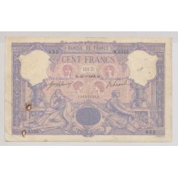 100 Francs Bleu et rose - 22.07.1908