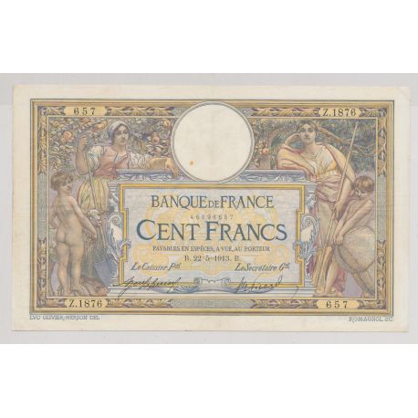 100 Francs Luc Olivier Merson - 22.05.1913