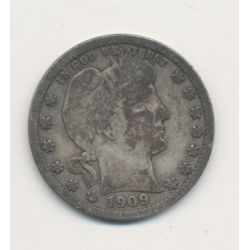 Etats-Unis - 1/4 Dollar Dollar 1909