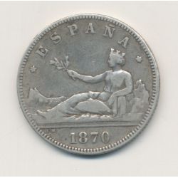 Espagne - 2 Pesetas 1870