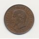 2 centimes Napoléon III - 1854 BB Strasbourg - Tête nue