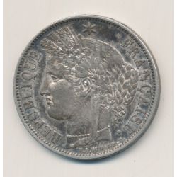 5 Francs Cérès - 1851 A Paris - 2e République - TTB+/SUP