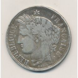 5 Francs Cérès - 1870 K Bordeaux - sans légende