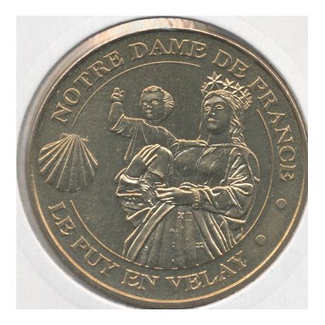 Dept43 - Statue notre-dame de france - vierge et coquille - 2013 - Le Puy en velay
