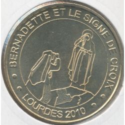Dept65 - bernadette et le signe de croix - 2010 avec différent - Lourdes