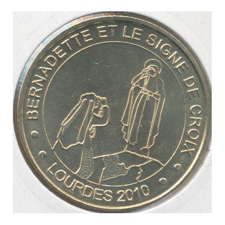 Dept65 - bernadette et le signe de croix - 2010 avec différent - Lourdes