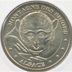 Dept67 - la montagne des singes N°7 - 2011 - bébé singe - Kintzheim