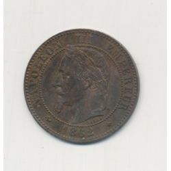 2 centimes Napoléon III - 1862 A Paris - Tête laurée