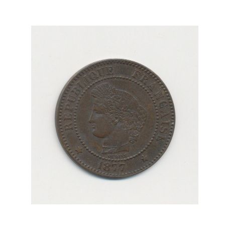 2 centimes Cérès - 1877 A Paris
