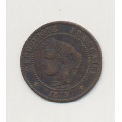 2 centimes Cérès - 1879 A Paris