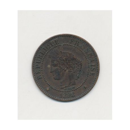 2 centimes Cérès - 1892 A Paris