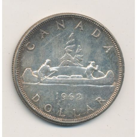 Dollar 1962 - Elisabeth II - canoe