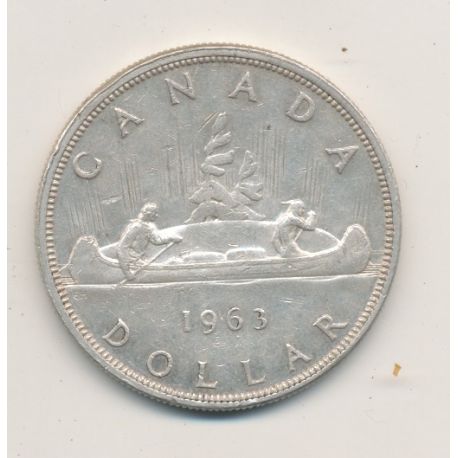 Dollar 1963 - Elisabeth II - canoe