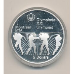 5 Dollars 1976 - JO Montreal 1976 - boxe