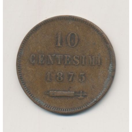 Saint-Marin - 10 centesimi - 1875