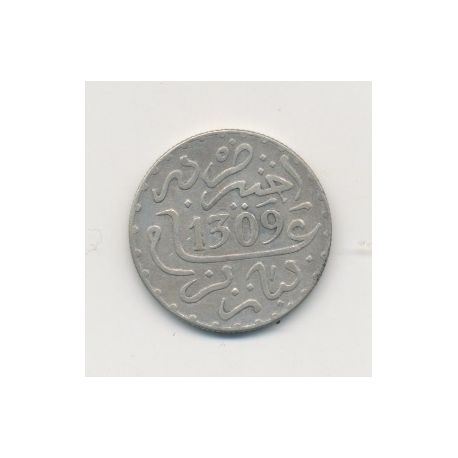 Maroc - 1/10 Rial - 1309H/1892 - Paris