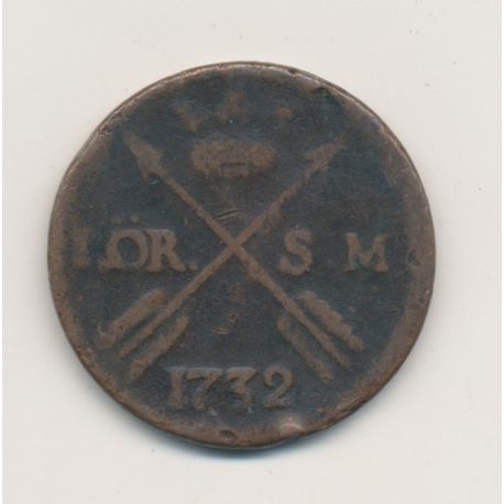 Suède - 1 Ore - 1732