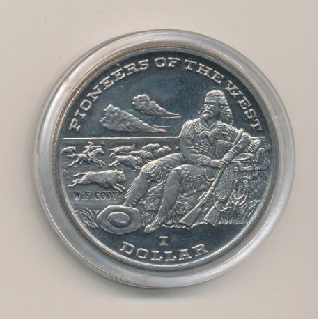 Libéria - 1 Dollar - 1996 - pionnier de l'ouest