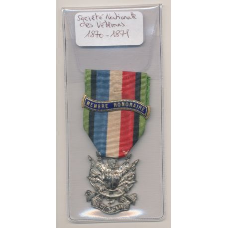 Médaille - Société nationale des vétérans - 1870-1871