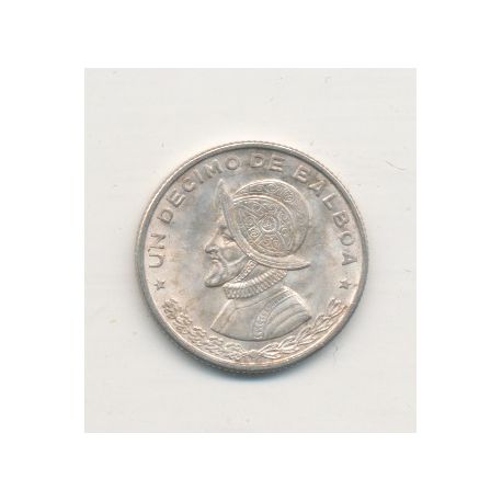 Panama - 1/10 Balboa - 1961 - argent